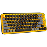 LOGITECH POP Keys Wireless Mechanical Keyboard With Emoji Keys - BLAST YELLOW (RU)