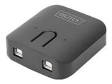 DIGITUS USB 2.0 Sharing Switch Button Control no power adapter
