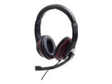 HEADSET STEREO BLACK/MHS-03-BKRD GEMBIRD