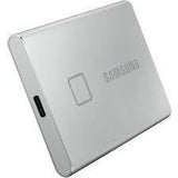 SAMSUNG Portable SSD T7 Touch 1TB extern USB 3.2 Gen.2 black silver