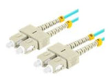 LANBERG fiber optic patchcord MM SC/UPC-SC/UPC duplex 2m LSZH om3 50/125 3.0mm aqua