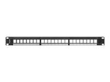 LANBERG PPKS-1024-B keystone Patch Panel 19inch 24 port 1U black