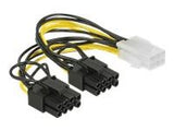 DELOCK PCI Express power cable 6 pin female > 2 x 8 pin male 15 cm