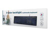 KEYBOARD MULTIMEDIA USB RUS/BLACK KB-UML3-01-RU GEMBIRD