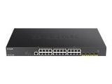 D-LINK 28-Port Smart Managed PoE+ Gigabit Switch 4x 10G dlink green 3.0 24x 10/100/1000Mbit/s TP RJ-45 PoE Port 802.3at