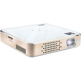 Kodak Portable Series Luma 75 	RODPJS75 nHD 640 x 360, 25 ANSI lumens, 1300:1, White/Gold,