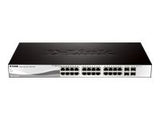 D-LINK 28-Port Layer2 Smart Managed Gigabit Switch dlink green 3.0 24x 10/100/1000Mbit/s TP RJ-45 Port4x TP Combo Port/SFP Slot