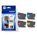 BROTHER Black Cyan Magenta and Yellow Ink Cartridges Multipack Each cartridge prints up to 550 pages - DR Version