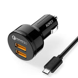 MOBILE CHARGER CAR CC-T8/2PORT LLTS65484B AUKEY