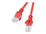 LANBERG PCU6-10CC-0025-R Lanberg Patchcord RJ45 cat. 6 UTP 0.25m red