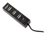 NATEC UHU-1011 Natec UGO USB HUB 4-Port USB 2.0, active, on/off, black